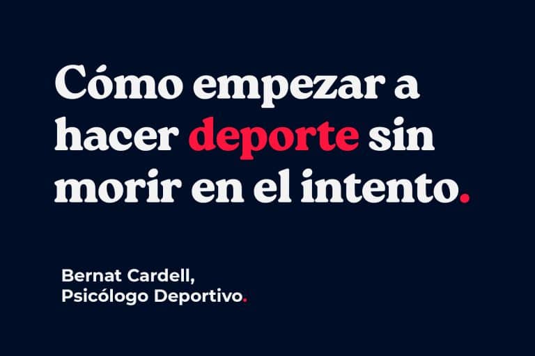 Cómo empezar a hacer deporte sin morir en el intento